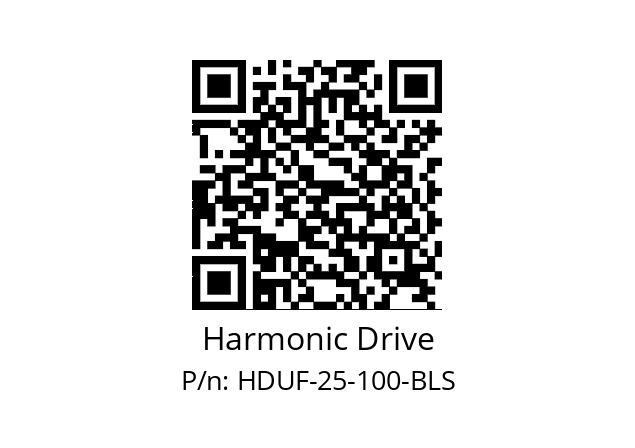   Harmonic Drive HDUF-25-100-BLS