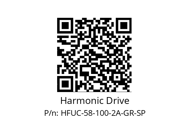   Harmonic Drive HFUC-58-100-2A-GR-SP