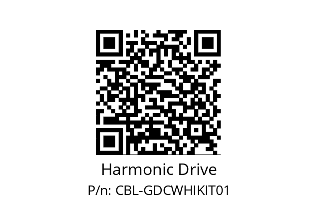   Harmonic Drive CBL-GDCWHIKIT01