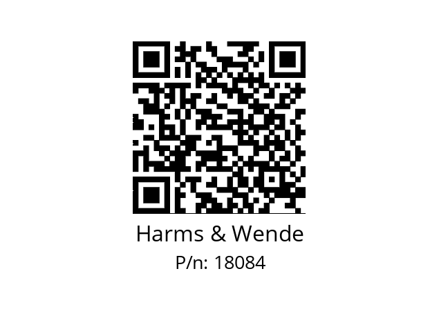   Harms & Wende 18084