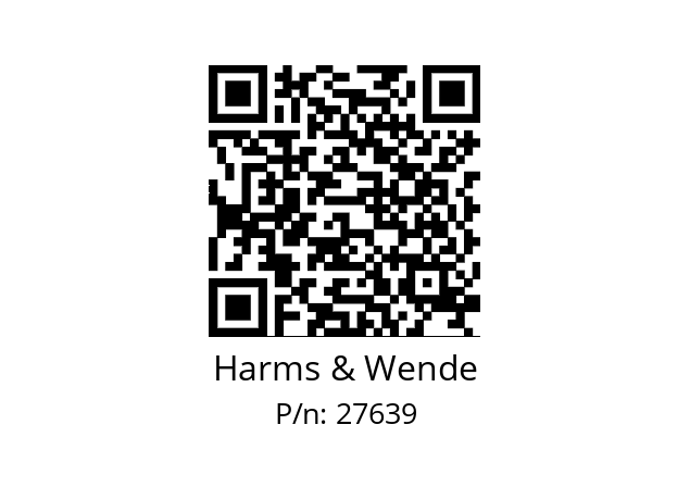   Harms & Wende 27639