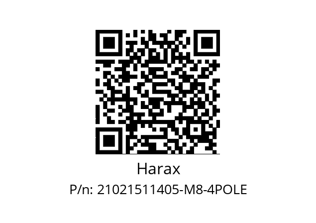   Harax 21021511405-M8-4POLE