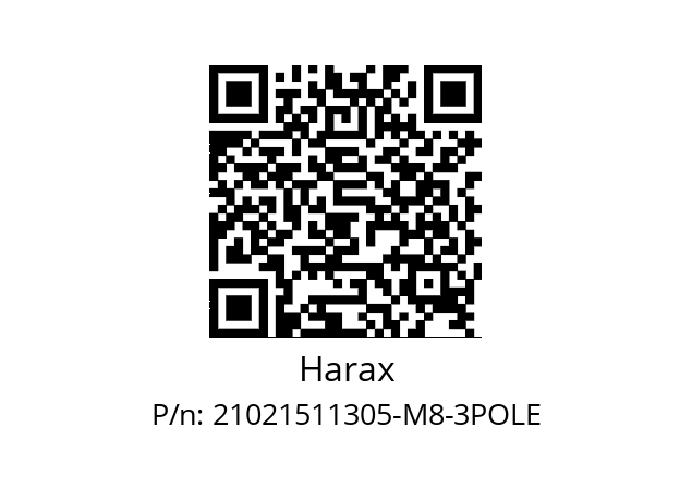   Harax 21021511305-M8-3POLE