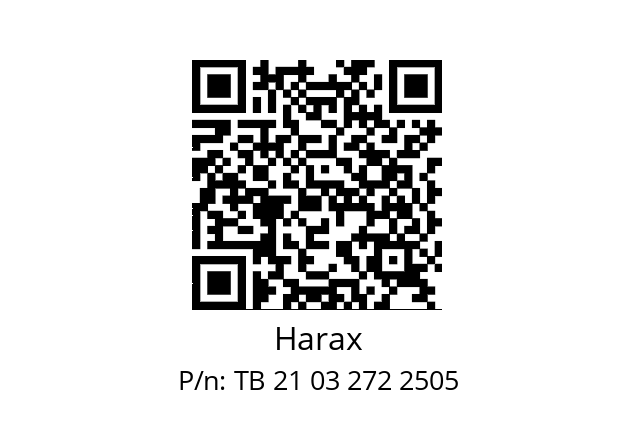   Harax TB 21 03 272 2505