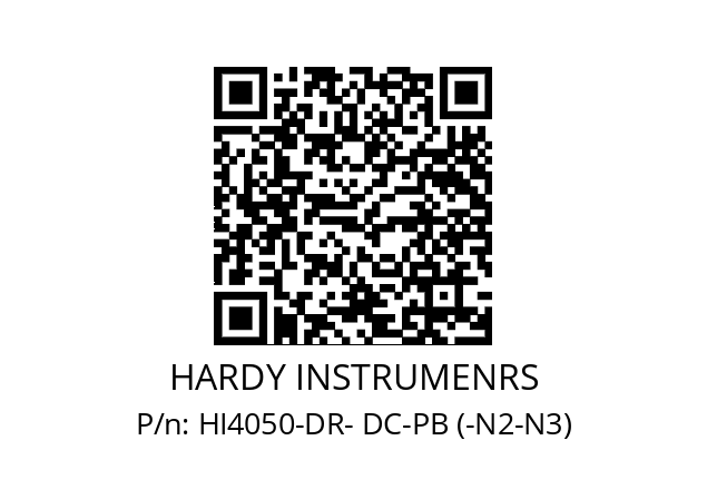   HARDY INSTRUMENRS HI4050-DR- DC-PB (-N2-N3)