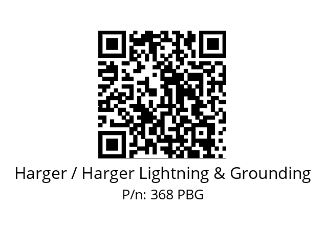   Harger / Harger Lightning & Grounding 368 PBG