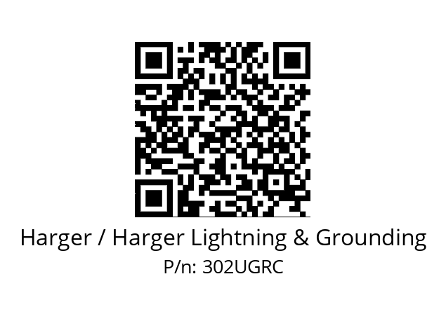   Harger / Harger Lightning & Grounding 302UGRC