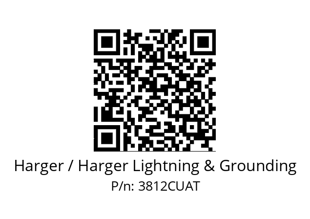   Harger / Harger Lightning & Grounding 3812CUAT