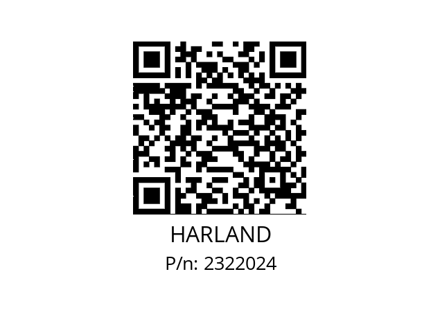   HARLAND 2322024