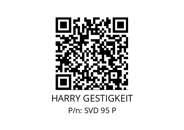   HARRY GESTIGKEIT SVD 95 P