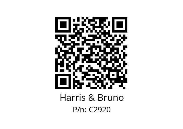   Harris & Bruno C2920