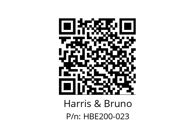   Harris & Bruno HBE200-023