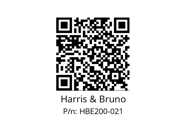   Harris & Bruno HBE200-021