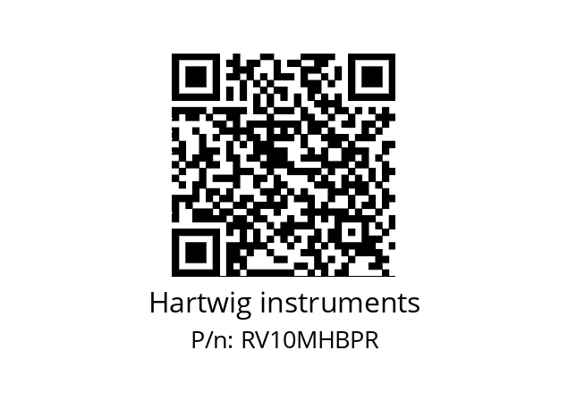   Hartwig instruments RV10MHBPR