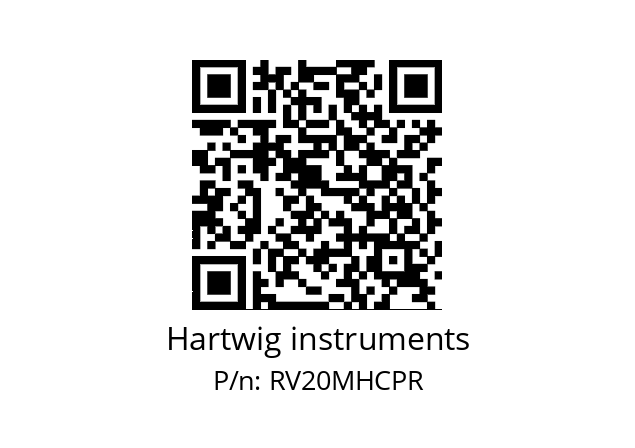   Hartwig instruments RV20MHCPR