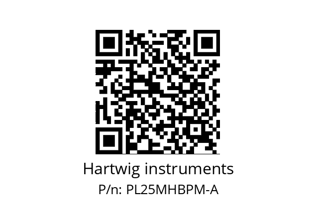   Hartwig instruments PL25MHBPM-A