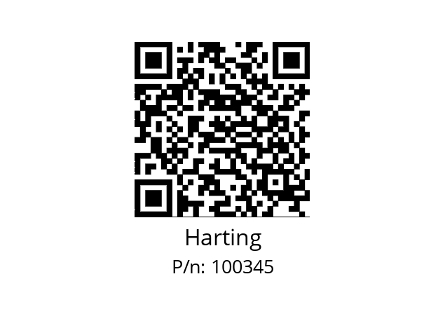   Harting 100345