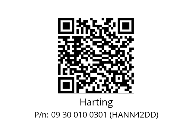   Harting 09 30 010 0301 (HANN42DD)