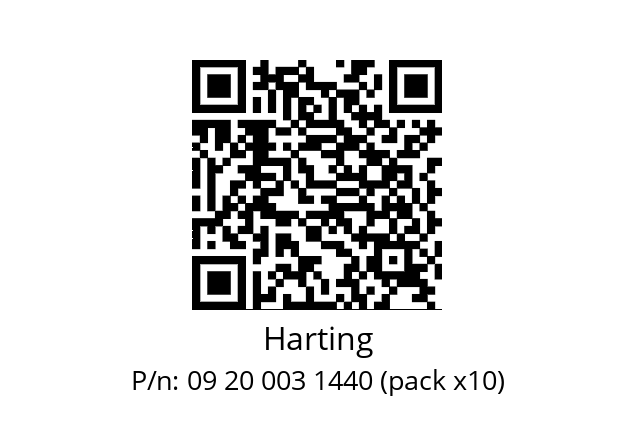   Harting 09 20 003 1440 (pack x10)