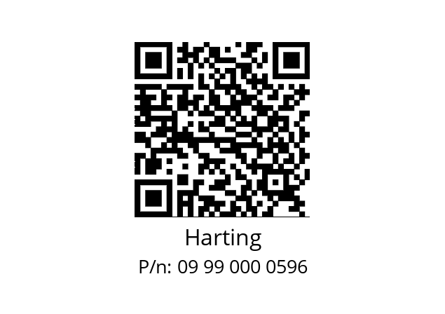   Harting 09 99 000 0596