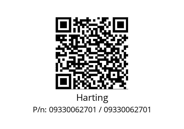   Harting 09330062701 / 09330062701