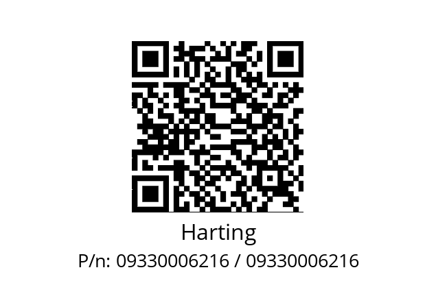   Harting 09330006216 / 09330006216