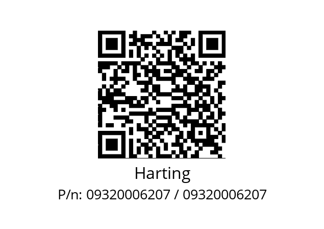   Harting 09320006207 / 09320006207