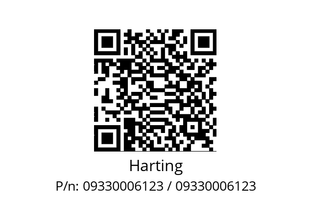   Harting 09330006123 / 09330006123