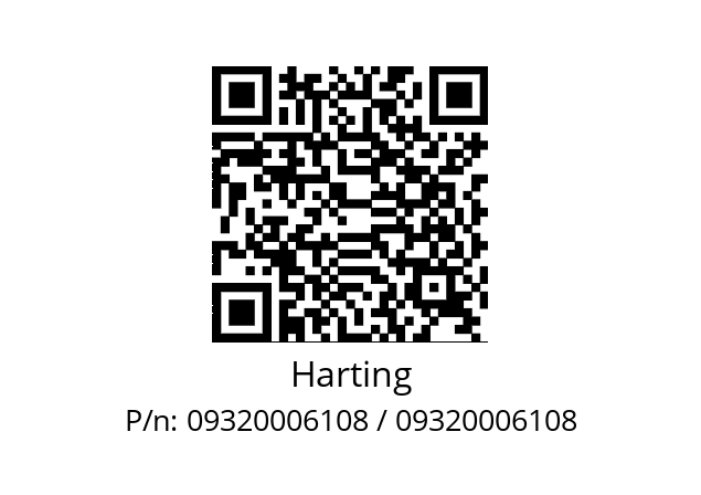   Harting 09320006108 / 09320006108