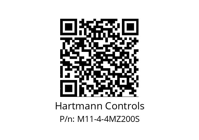   Hartmann Controls M11-4-4MZ200S