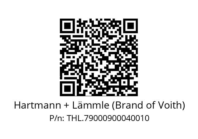   Hartmann + Lämmle (Brand of Voith) THL.79000900040010