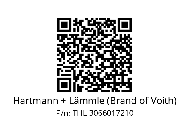   Hartmann + Lämmle (Brand of Voith) THL.3066017210