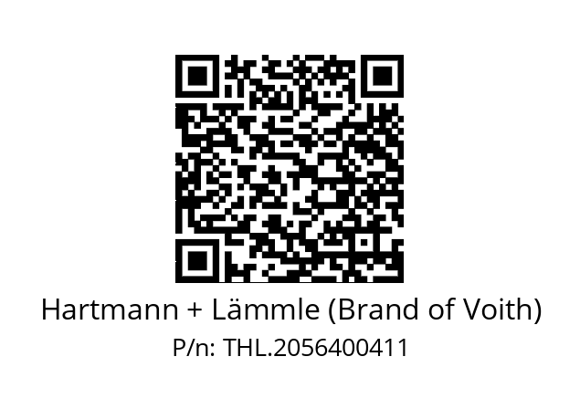   Hartmann + Lämmle (Brand of Voith) THL.2056400411