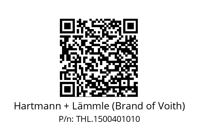   Hartmann + Lämmle (Brand of Voith) THL.1500401010