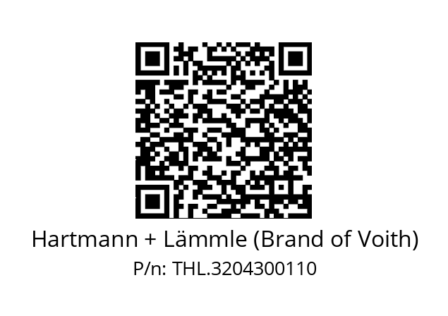   Hartmann + Lämmle (Brand of Voith) THL.3204300110