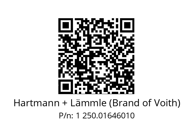   Hartmann + Lämmle (Brand of Voith) 1 250.01646010