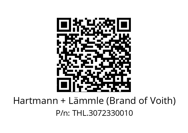   Hartmann + Lämmle (Brand of Voith) THL.3072330010