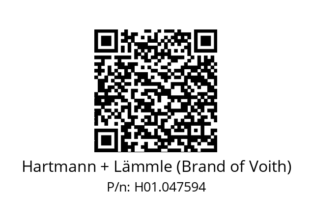   Hartmann + Lämmle (Brand of Voith) H01.047594