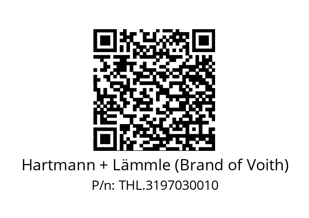   Hartmann + Lämmle (Brand of Voith) THL.3197030010