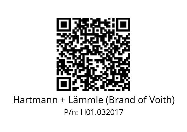   Hartmann + Lämmle (Brand of Voith) H01.032017