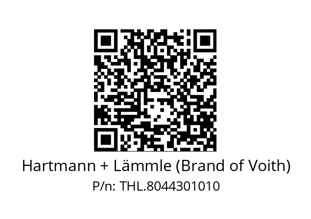   Hartmann + Lämmle (Brand of Voith) THL.8044301010