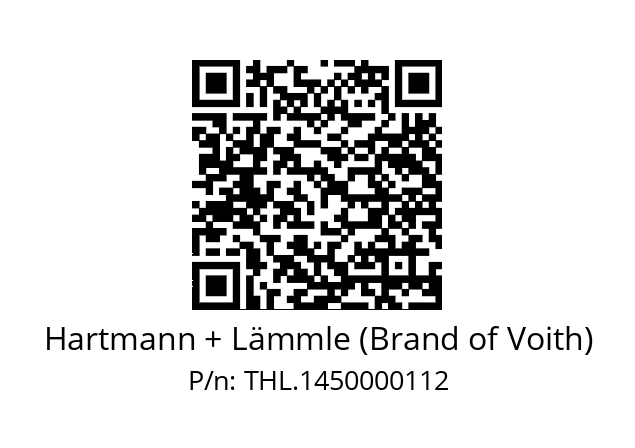   Hartmann + Lämmle (Brand of Voith) THL.1450000112