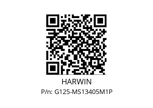   HARWIN G125-MS13405M1P