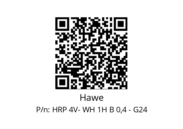   Hawe HRP 4V- WH 1H B 0,4 - G24