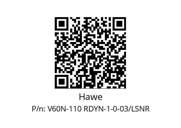   Hawe V60N-110 RDYN-1-0-03/LSNR