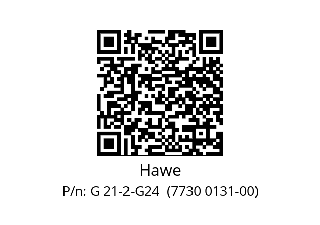   Hawe G 21-2-G24  (7730 0131-00)