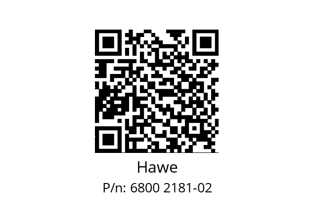   Hawe 6800 2181-02