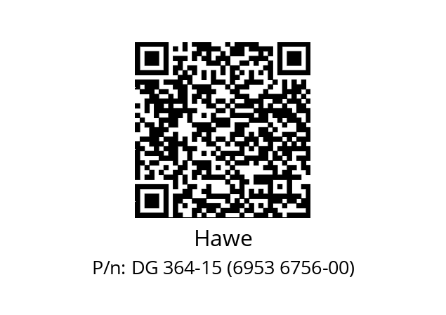   Hawe DG 364-15 (6953 6756-00)