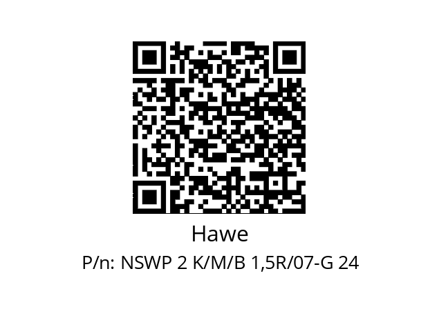   Hawe NSWP 2 K/M/B 1,5R/07-G 24