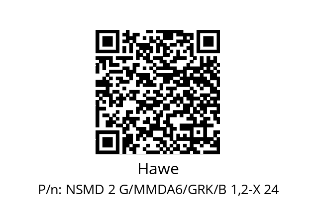   Hawe NSMD 2 G/MMDA6/GRK/B 1,2-X 24